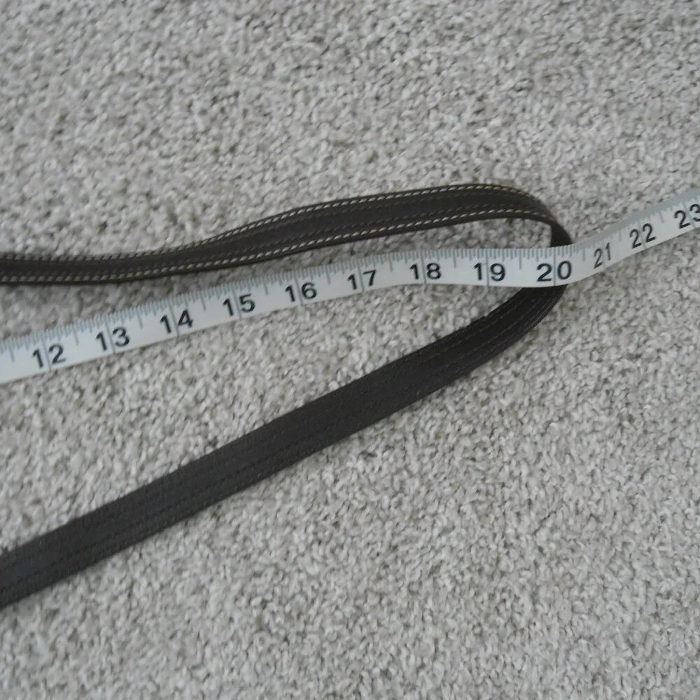 Coach Black Crossbody Bag with White Stitching
